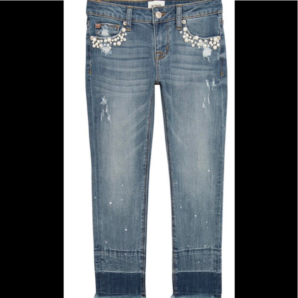 NWT! Girls HUDSON skinny crop jeans 👖 Sz 14